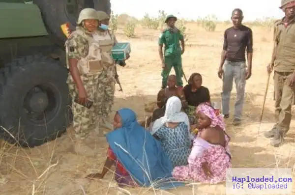 Photos: Troops carry out special operation, rescue women and children abducted by Boko Haram